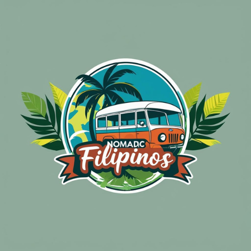 Jeepney & Palms sticker design
